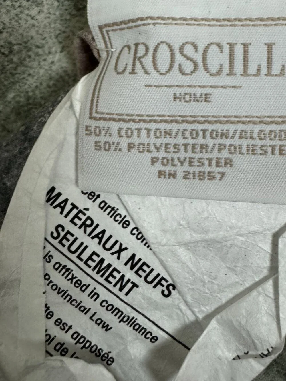 Croscill Benetello Mauve Multi Pastel Tuscan Set 2 Standart 20x26